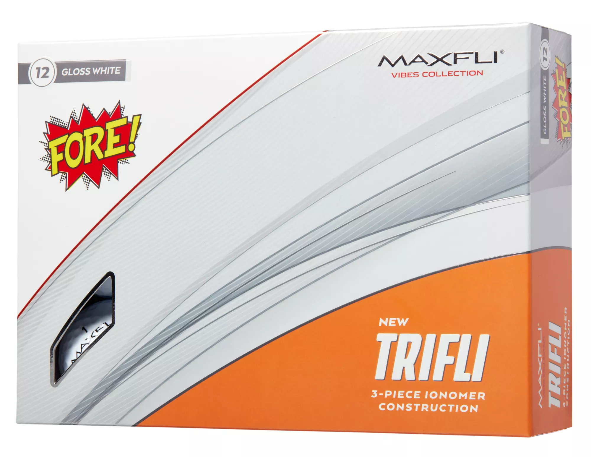 Maxfli 2023 TriFli Fore Vibes Golf Balls Maxfli 2023 TriFli Fore Vibes Golf Balls -Golfworks Shop 22MAXU2023MXFLTRFGBLC