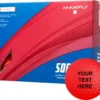 Maxfli 2023 Softfli Matte Red Personalized Golf Balls -Golfworks Shop 23MAXU23MXSFTFLMTGBLC