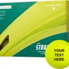 Maxfli 2023 Straightfli Matte Yellow Personalized Golf Balls -Golfworks Shop 23MAXU23MXSTRGHTFGBLA