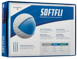 Maxfli 2023 Softfli Personalized Golf Balls -Golfworks Shop MX23SOFTFLIWP Black BCK
