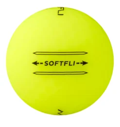 Maxfli 2023 Softfli Matte Yellow Personalized Golf Balls -Golfworks Shop MX23SOFTFLIYLWP Black SDE