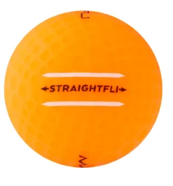 Maxfli 2023 Straightfli Matte Orange Personalized Golf Balls -Golfworks Shop MX23STRAFLIGORP Black SDE