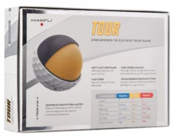 Maxfli 2023 Tour Personalized Golf Balls -Golfworks Shop MX23TOURWP Black BCK