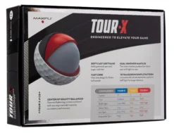 Maxfli 2023 Tour X Golf Balls -Golfworks Shop MX23TOURXW NOCOLOR BCK