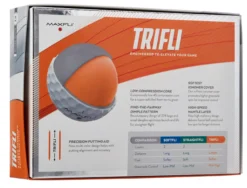 Maxfli 2023 Trifli Personalized Golf Balls -Golfworks Shop MX23TRIFLIWP Black BCK