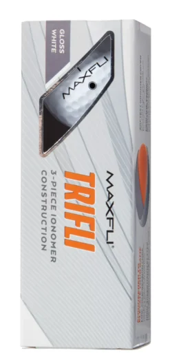 Maxfli 2023 Trifli Personalized Golf Balls -Golfworks Shop MX23TRIFLIWP Black SLV