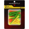 Maxfli Pronged High-Visibility Golf Tees - 40 Pack -Golfworks Shop ProngedHighVisibilityGolfTees 40pack