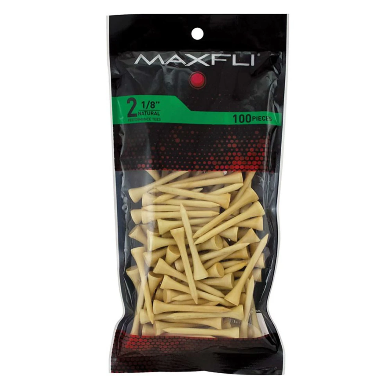 Maxfli 2.125'' Natural Golf Tees 100-Pack-MX192 Maxfli 2.125'' Natural Golf Tees 100-Pack-MX192 -Golfworks Shop