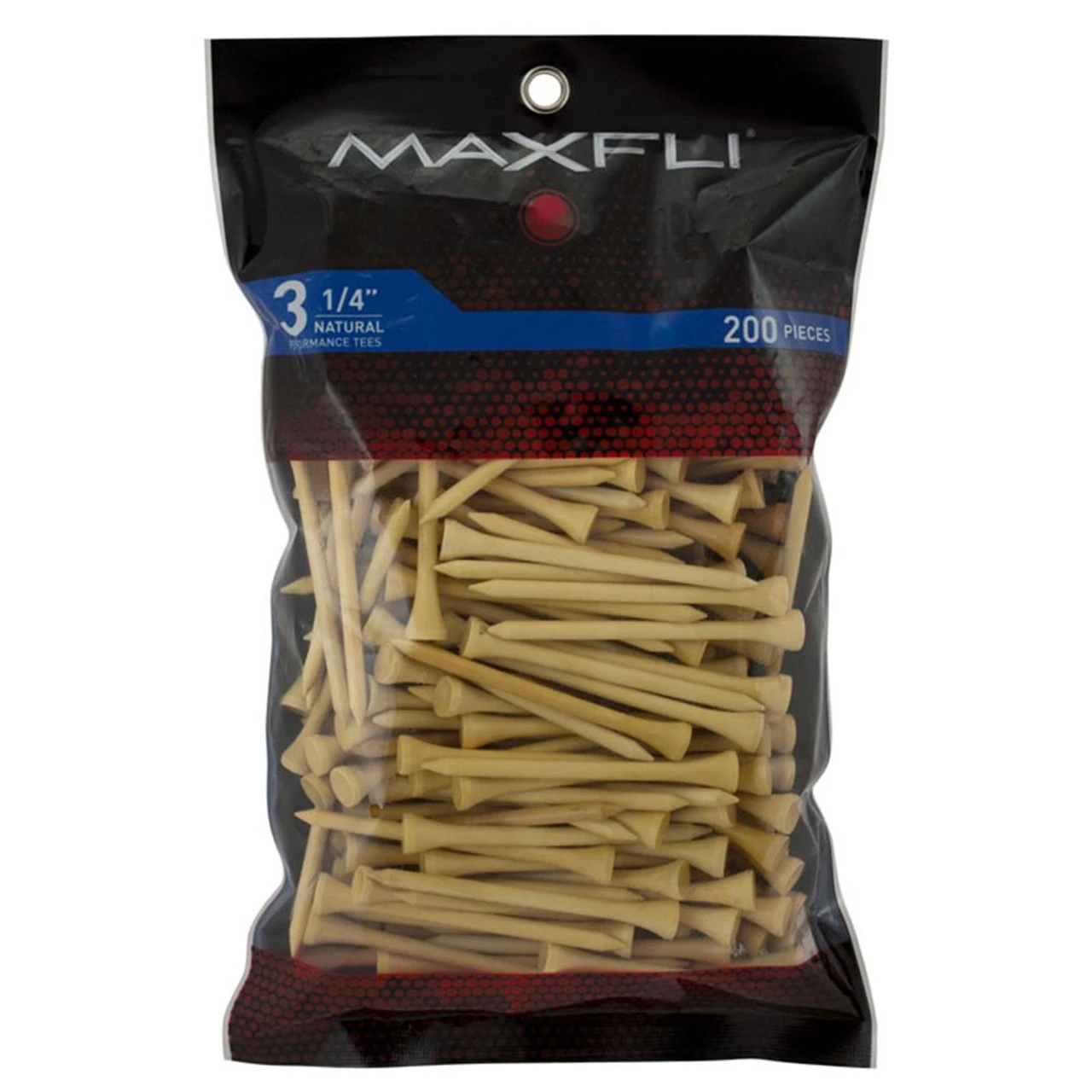 Maxfli 3.25'' Natural Golf Tees 200-Pack-MX314 Maxfli 3.25'' Natural Golf Tees 200-Pack-MX314 -Golfworks Shop