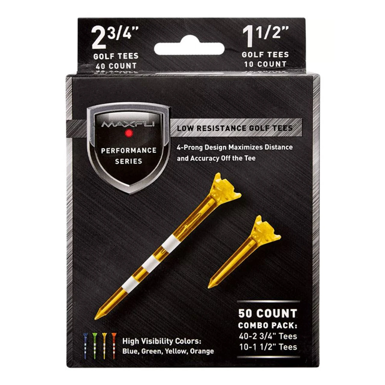 Maxfli 2 3/4" Translucent Tees 50 pk Maxfli 2 3/4" Translucent Tees 50 Pk -Golfworks Shop