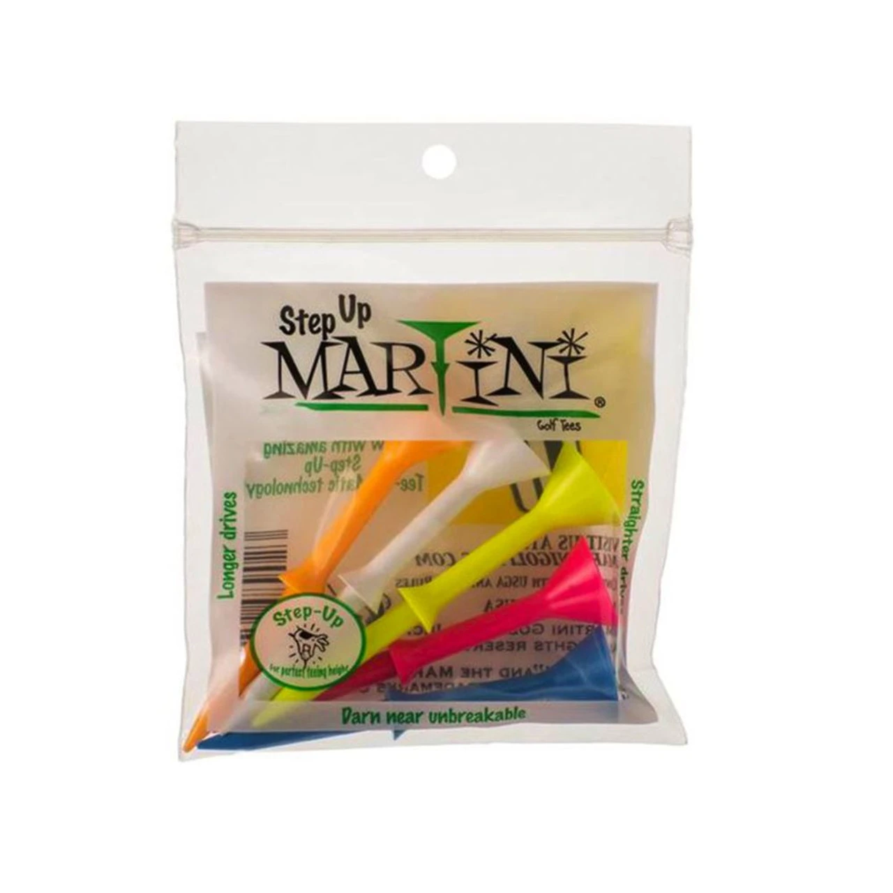 Maxfli Martini Step-Up Tees-SMX5PK Maxfli Martini Step-Up Tees-SMX5PK -Golfworks Shop